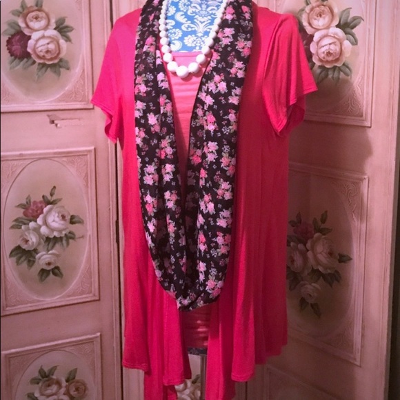 Cardigan AND Scarf Plus Size - Picture 3 of 5